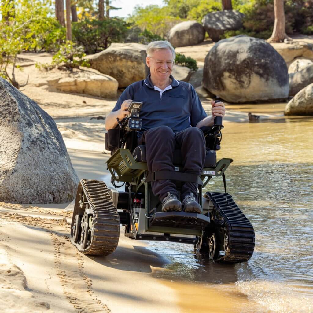 Wide Off Road Wheelchair